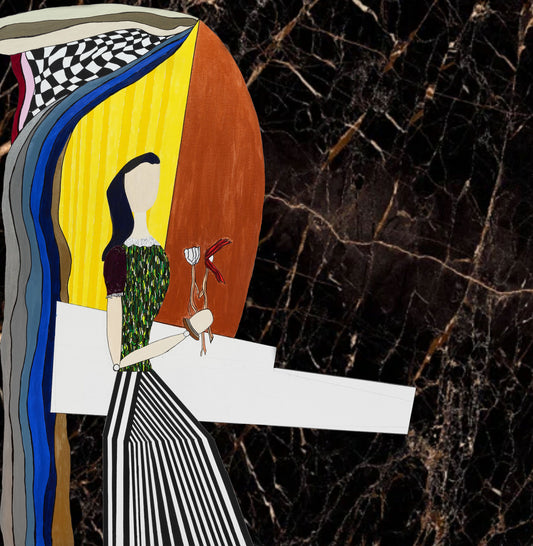 Woman With Flowers Two